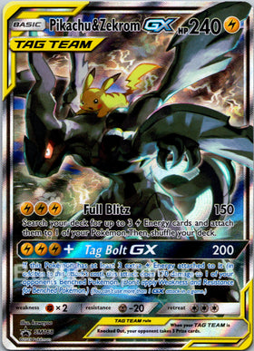 Pikachu & Zekrom GX [SM168] [SM Promos] Holofoil