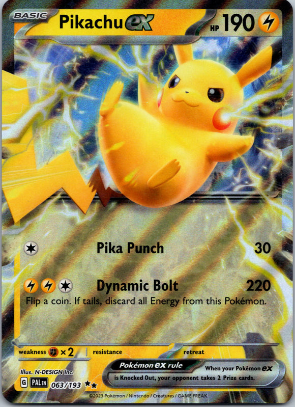Pikachu ex [063/193] [Paldea Evolved] Holofoil