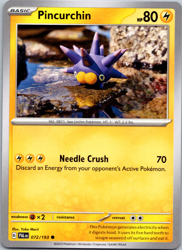 Pincurchin - 072/193 [072/193] [Paldea Evolved]