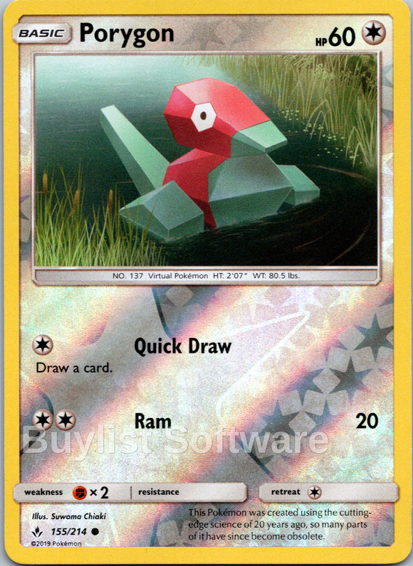 Porygon [155/214] [Unbroken Bonds] Reverse Holofoil