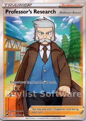 Professor's Research [150/159] [Crown Zenith] Holofoil