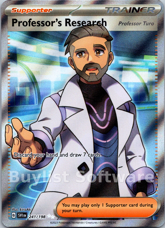 Professor's Research - 241/198 [241] - (SV01 Scarlet & Violet Base Set) Holofoil