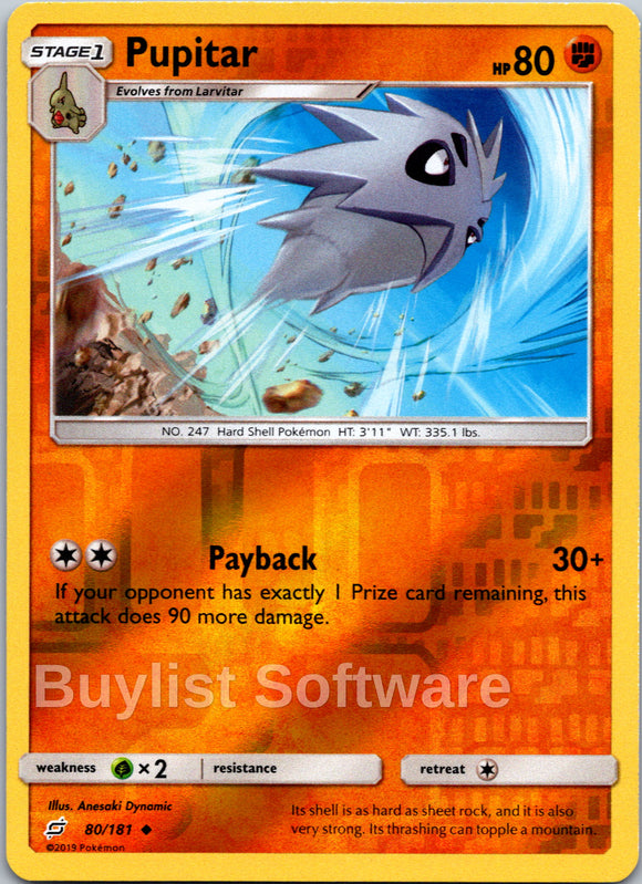 Pupitar [80/181] [Team Up] Reverse Holofoil
