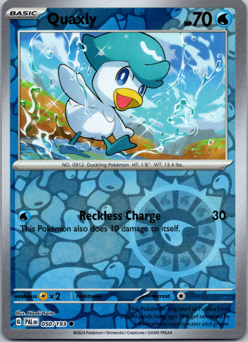 Quaxly - 050/193 [050/193] [Paldea Evolved] Reverse Holofoil