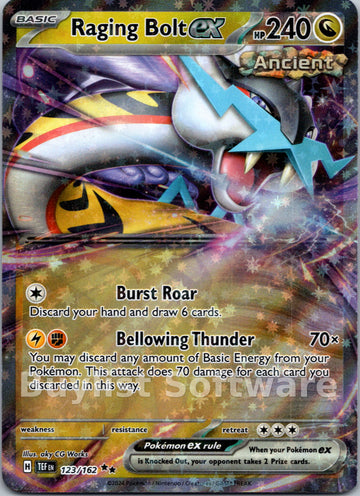 Raging Bolt ex [123/162] - (Temporal Forces) Holofoil