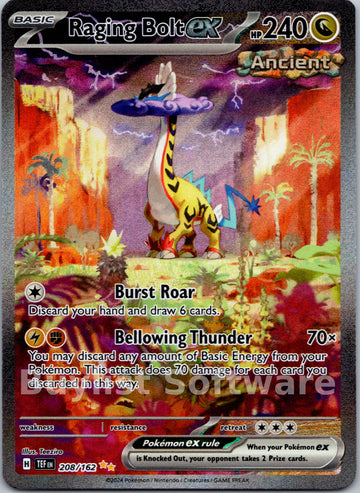 Raging Bolt ex [208/162] - (Temporal Forces) Holofoil