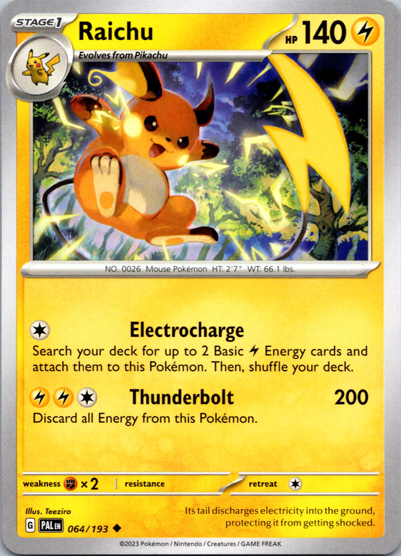 Raichu - 064/193 [064/193] [Paldea Evolved]