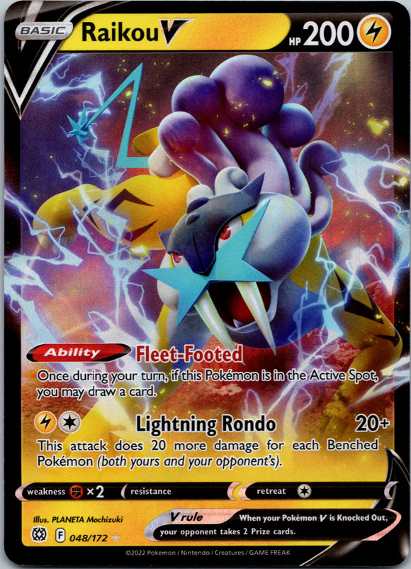 Raikou V [048/172] [Brilliant Stars] Holofoil