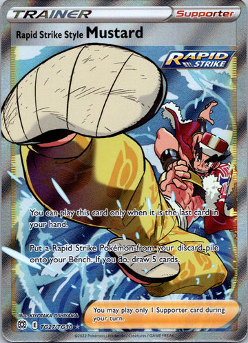 Rapid Strike Style Mustard [TG27/TG30] [Brilliant Stars Trainer Gallery] Holofoil