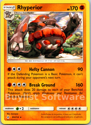 Rhyperior (095/214) [Sun & Moon: Unbroken Bonds]