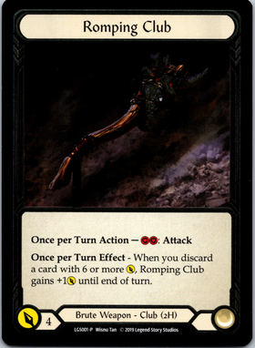 Romping Club - LGS001 [LGS001] [Flesh and Blood: Promo Cards] 1st Edition Cold Foil