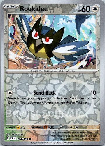 Rookidee [164/193] [Paldea Evolved] Reverse Holofoil