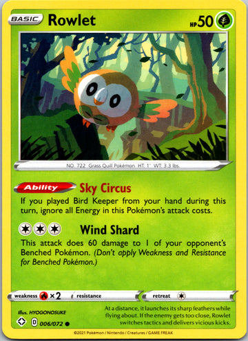 Rowlet [006/072] [Shining Fates]