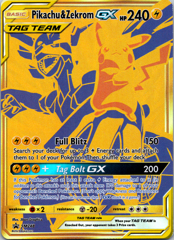 Pikachu & Zekrom GX (SM248)