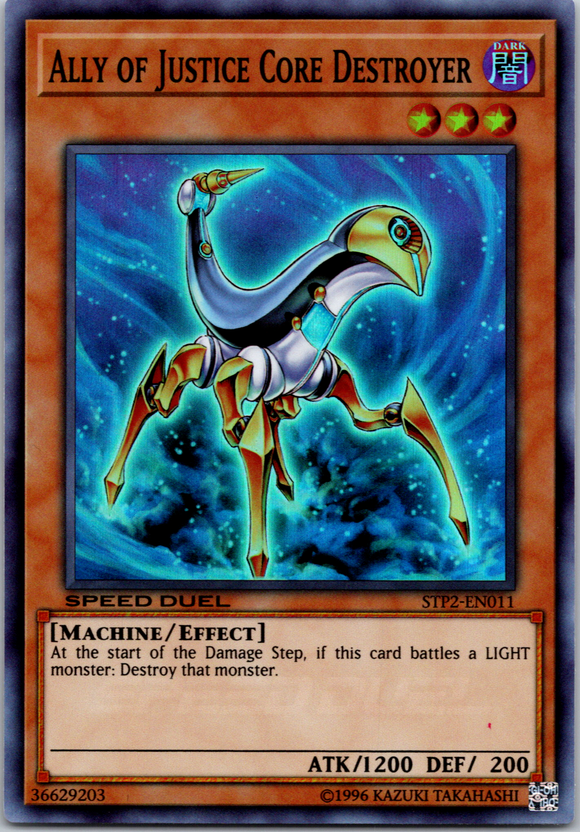 Ally of Justice Core Destroyer [STP2-EN011] Super Rare