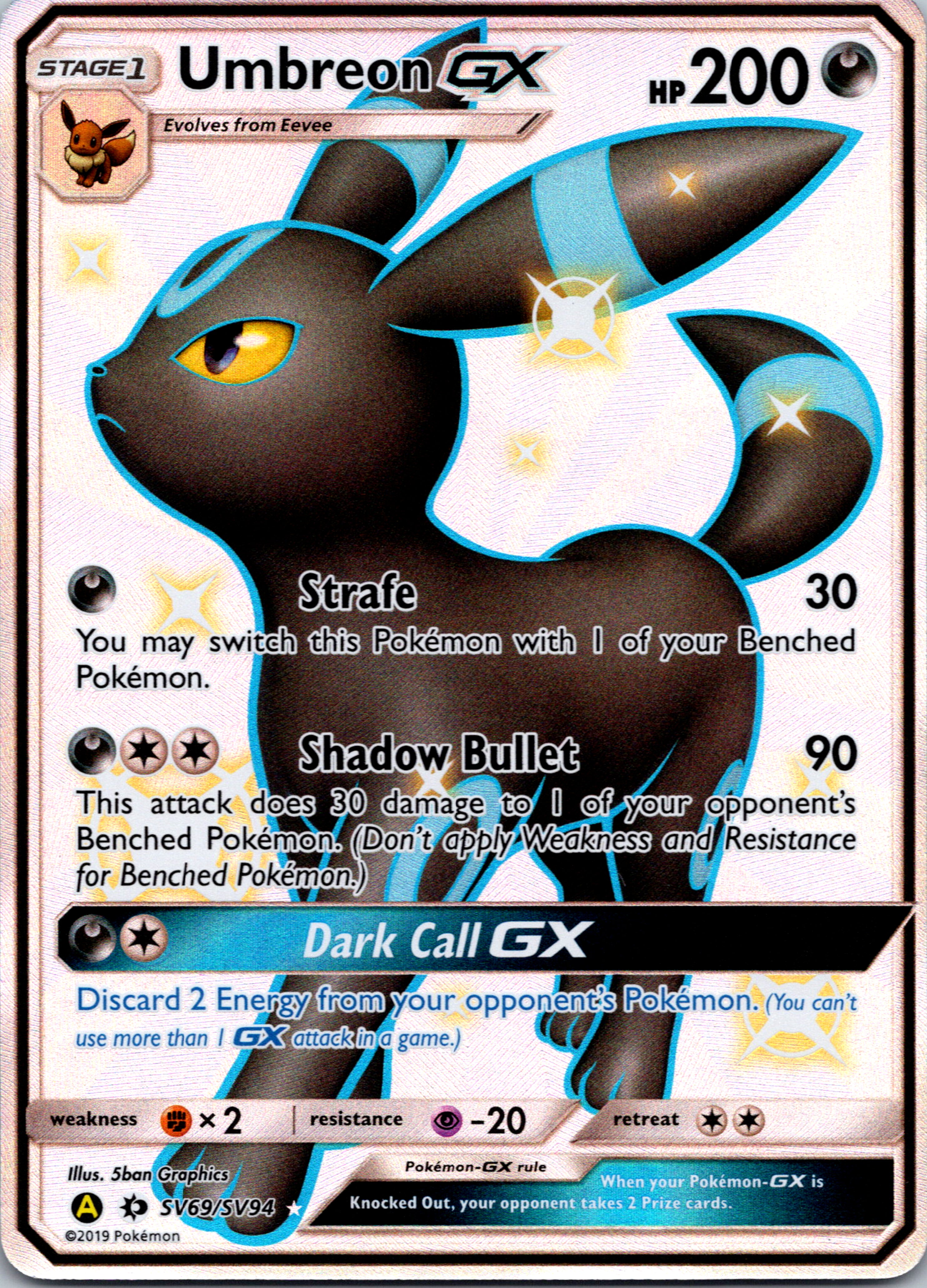 Umbreon GX (SV69/SV94) [Hidden Fates: Shiny Vault]