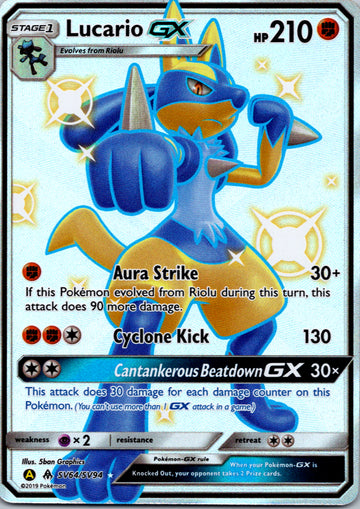 Lucario GX (SV64/SV94) [Hidden Fates: Shiny Vault]