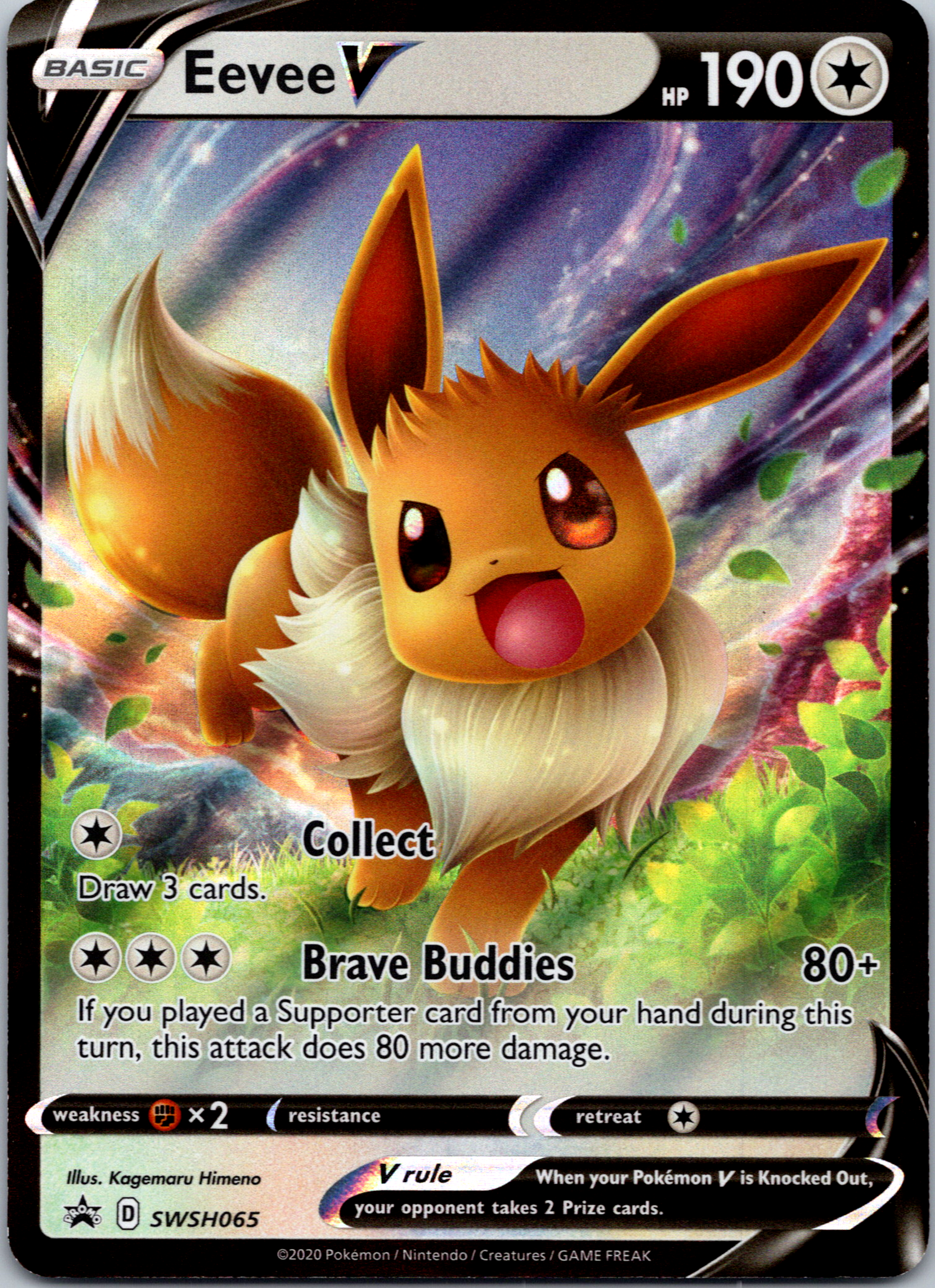 Eevee V (SWSH065) [Sword & Shield: Black Star Promos]