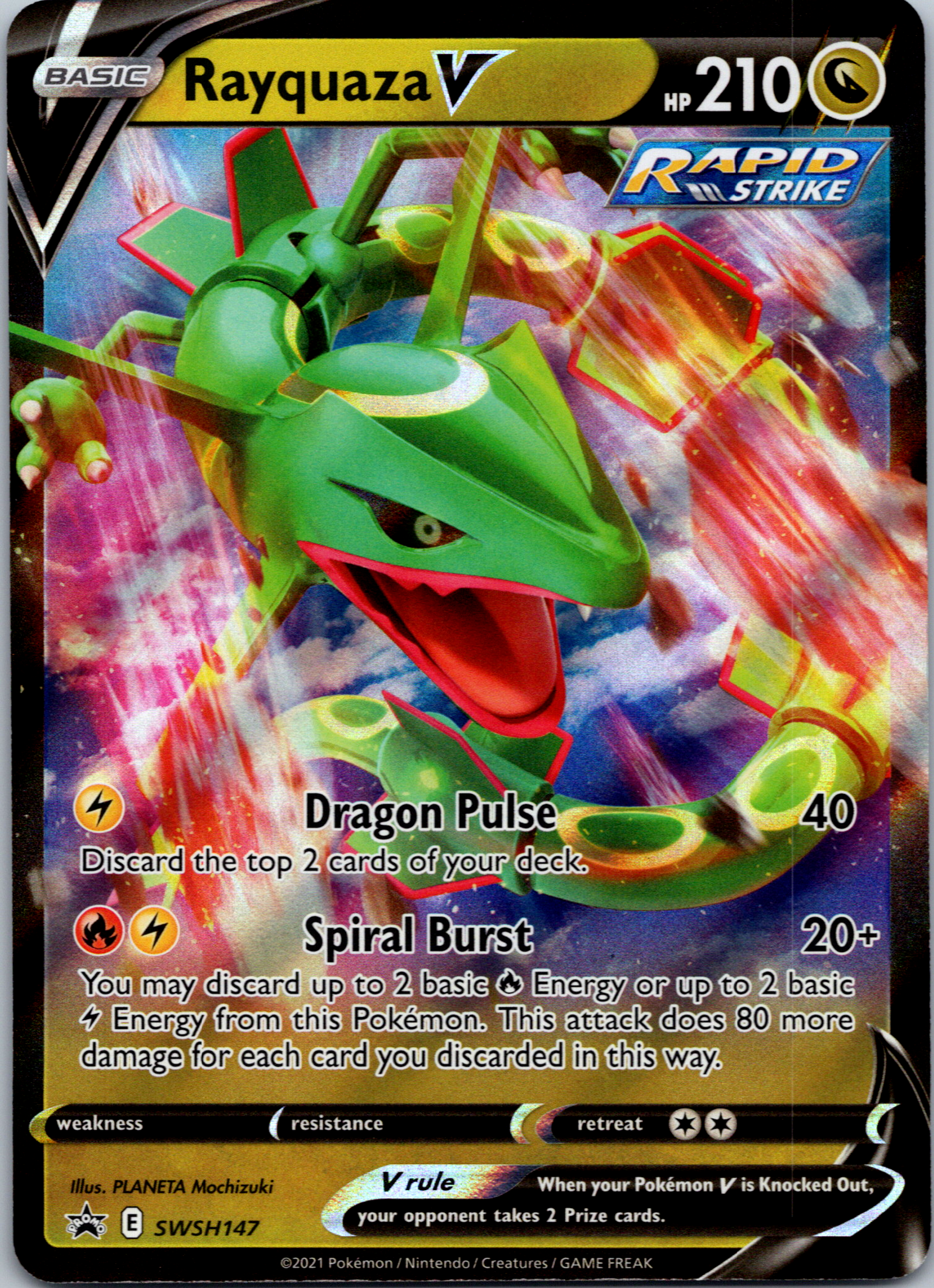 Rayquaza V (SWSH147) [Sword & Shield: Black Star Promos]