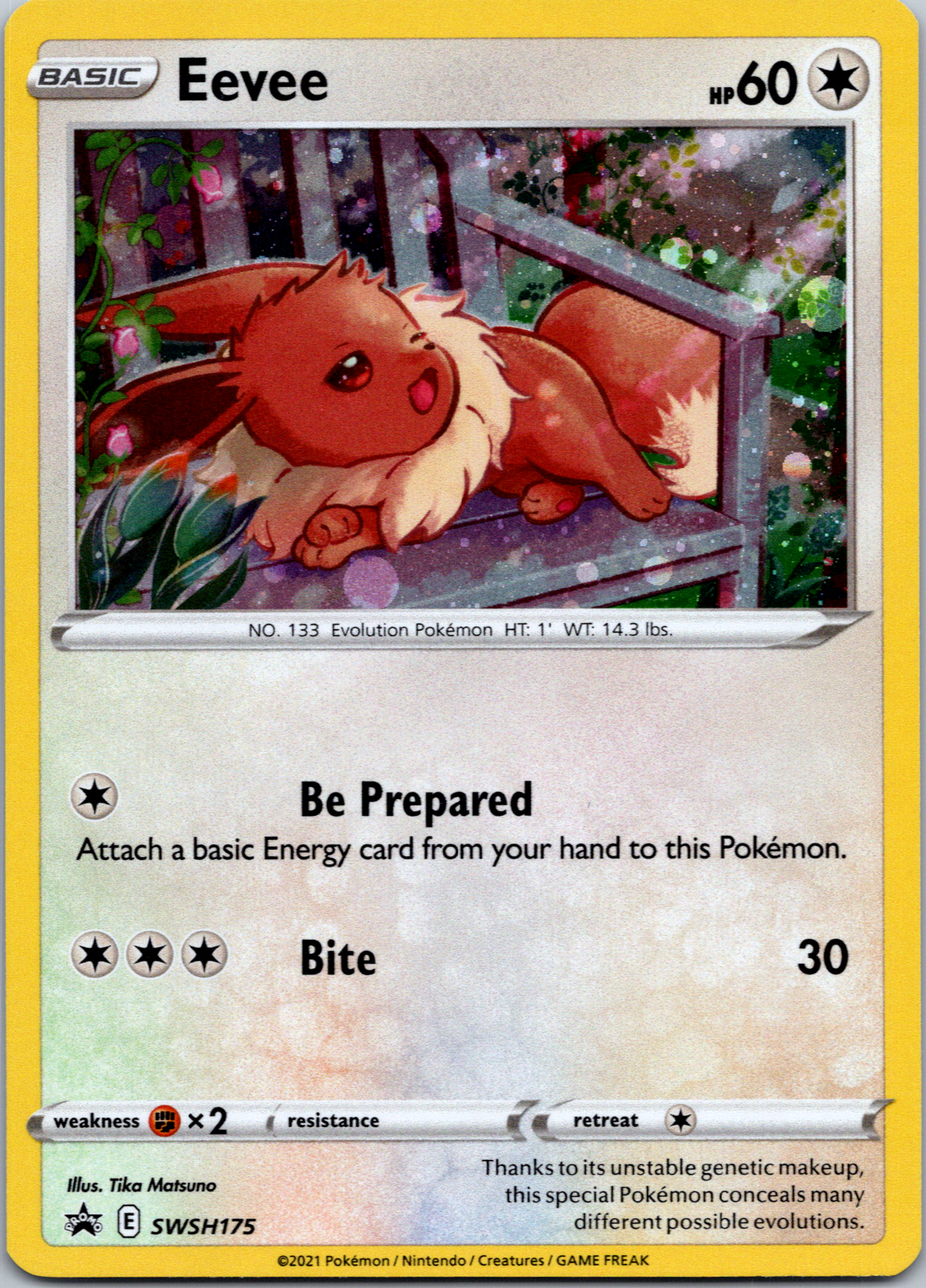 Eevee (SWSH175) [Sword & Shield: Black Star Promos]