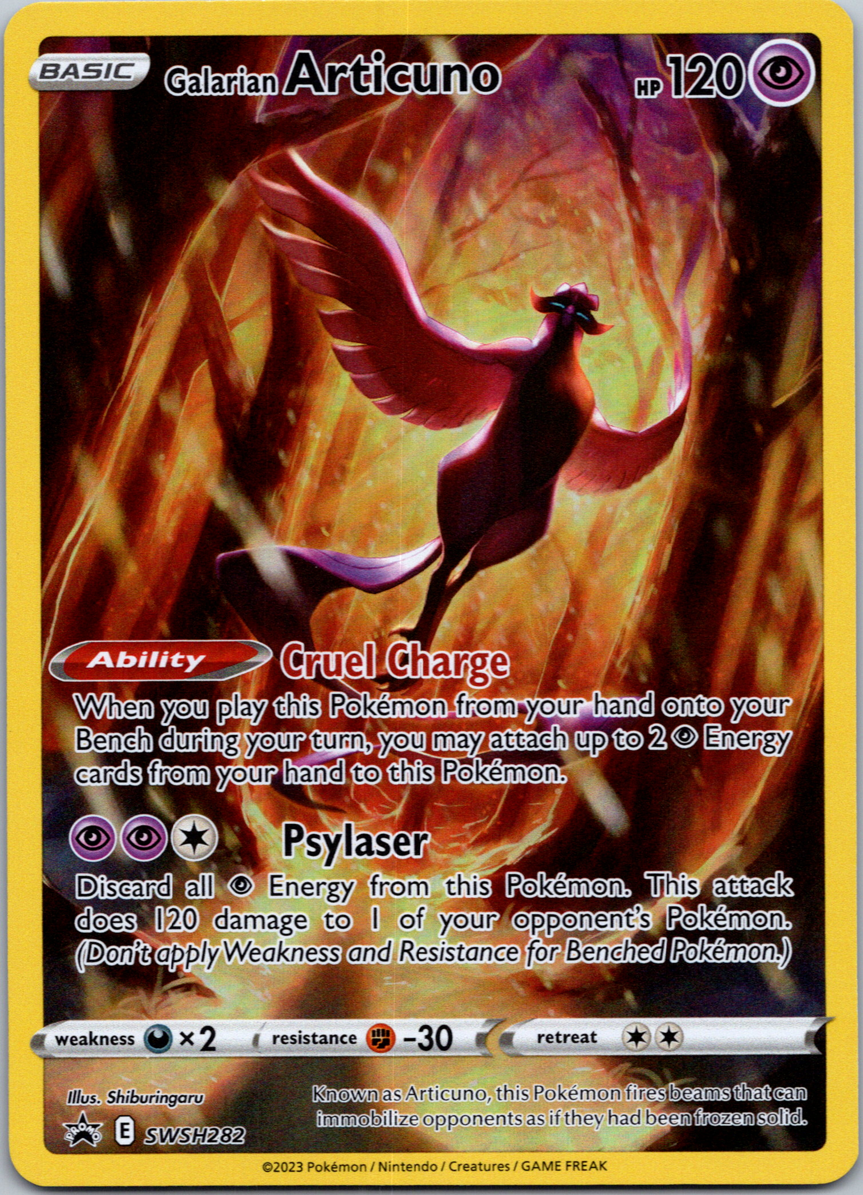 Galarian Articuno (SWSH282) [Sword & Shield: Black Star Promos]