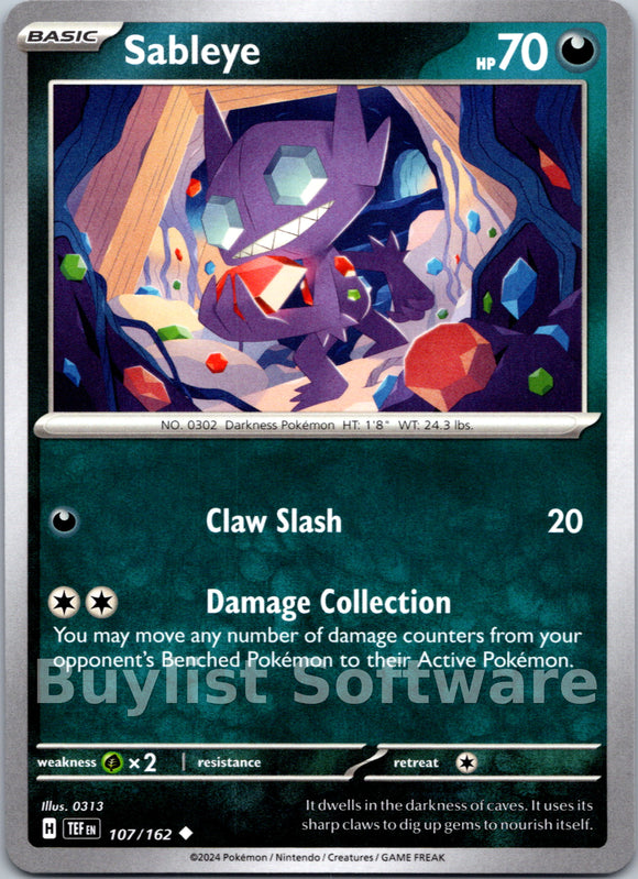 Sableye [107/162] - (Temporal Forces)
