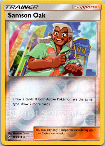 Samson Oak [185/214] [Unbroken Bonds] Reverse Holofoil