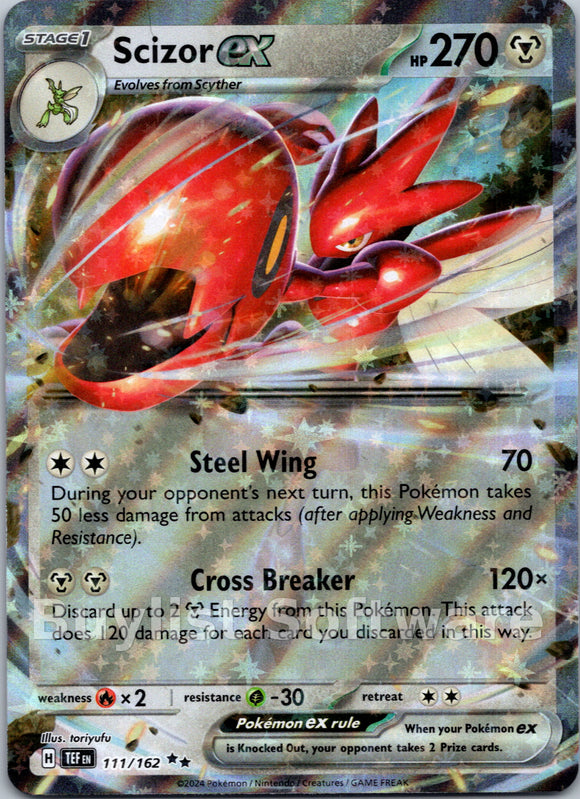 Scizor ex [111/162] - (Temporal Forces) Holofoil