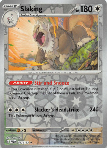 Slaking [162/193] [Paldea Evolved] Reverse Holofoil