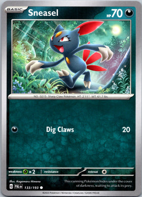 Sneasel [133/193] [Paldea Evolved]