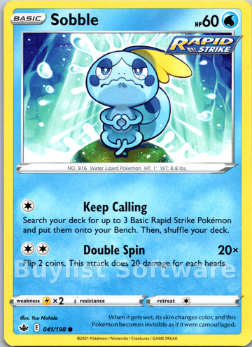 Sobble (041/198) [Sword & Shield: Chilling Reign]
