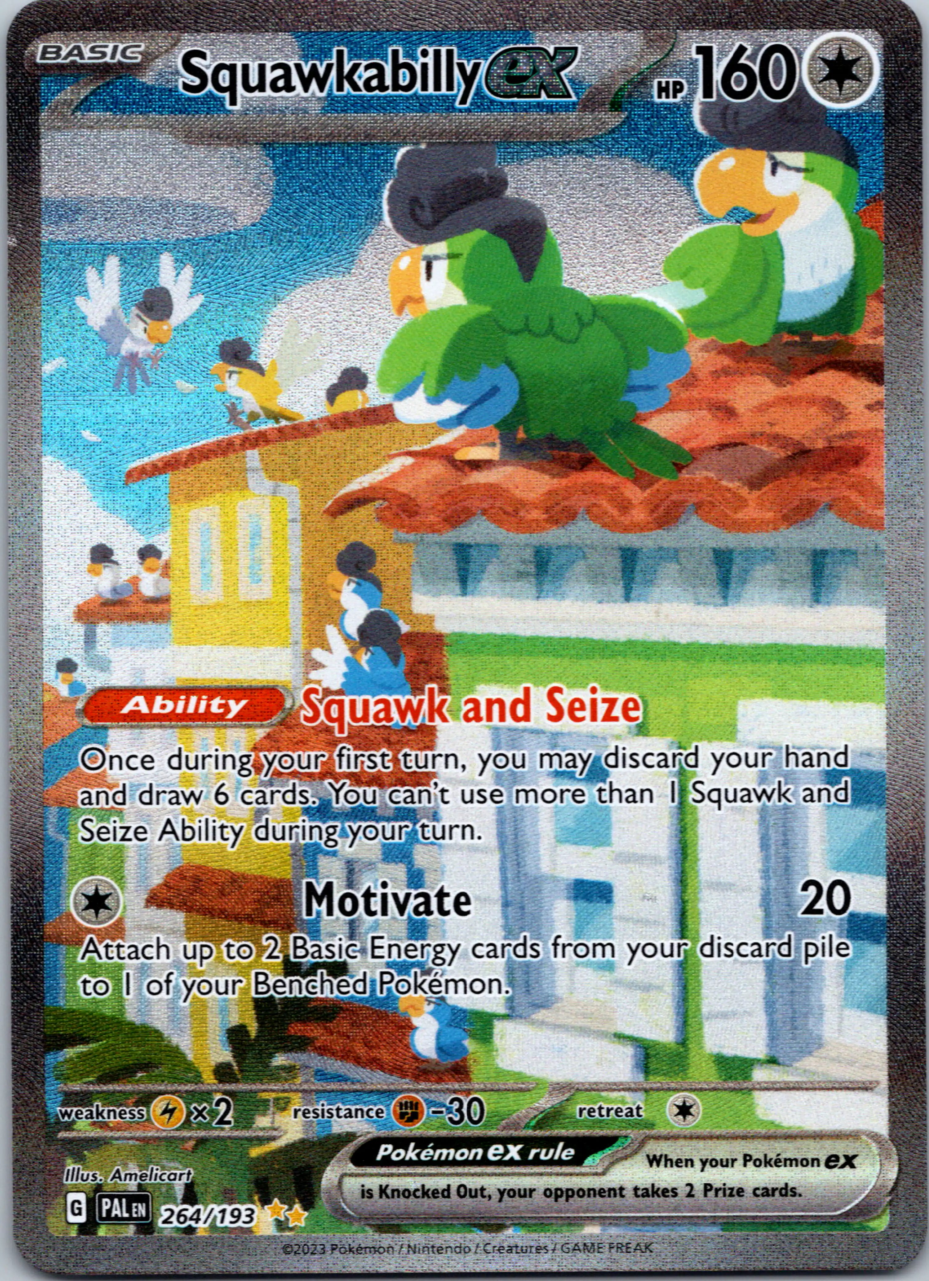Squawkabilly ex - 264/193 [264/193] [Paldea Evolved] Holofoil