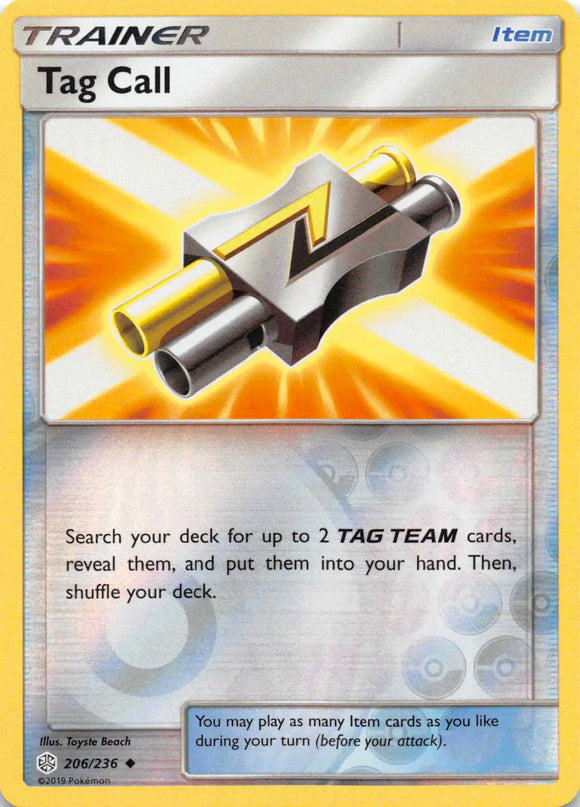 Tag Call [206/236] [Cosmic Eclipse] Reverse Holofoil