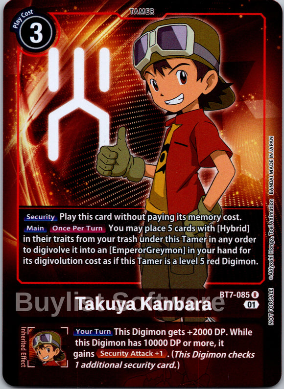 Takuya Kanbara (Box Topper) [BT7-085 R] [Next Adventure] Foil