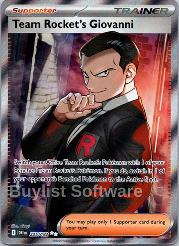 Team Rocket's Giovanni - 225/182 [225/182] [Destined Rivals] Holofoil