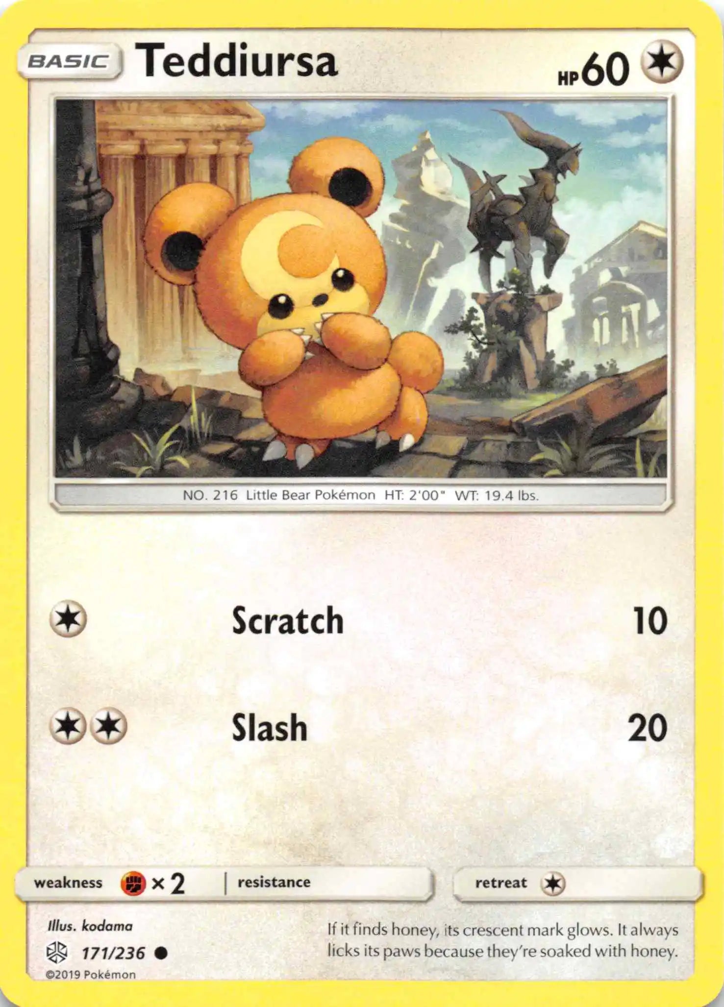 Teddiursa [171/236] [Cosmic Eclipse]