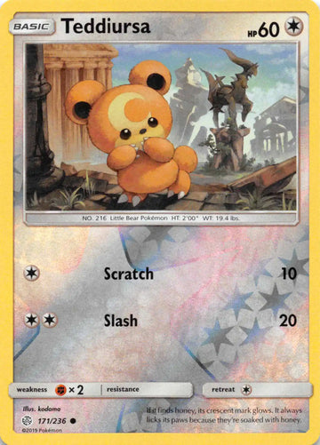 Teddiursa [171/236] [Cosmic Eclipse] Reverse Holofoil