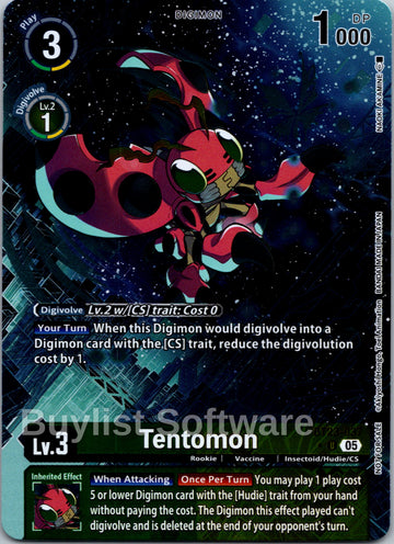 Tentomon (Hacker's Slumber Box Promotion Pack) [BT23-037 U] [Hackers' Slumber]
