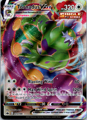 Tornadus VMAX [125/198] [Chilling Reign] Holofoil