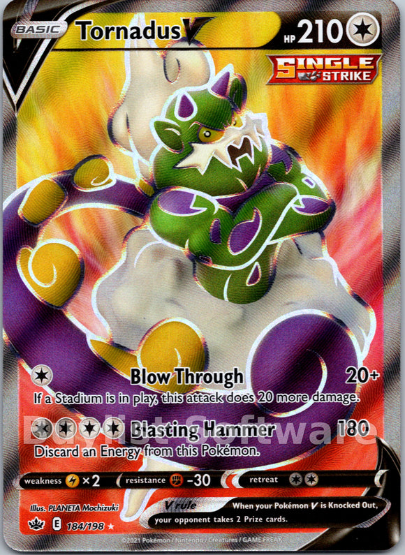 Tornadus V (184/198) [Sword & Shield: Chilling Reign]