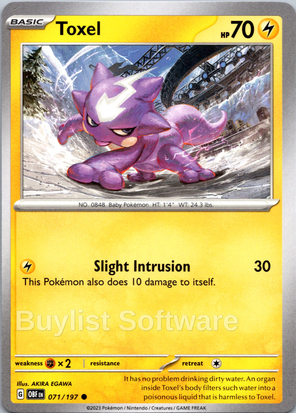 Toxel (071/197) [Scarlet & Violet: Obsidian Flames]
