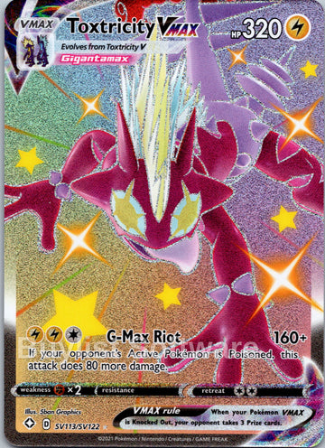 Toxtricity VMAX [SV113/SV122] [Shining Fates: Shiny Vault] Holofoil