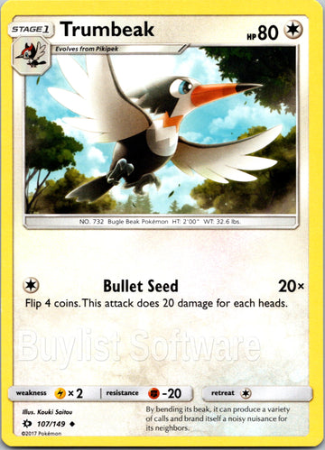 Trumbeak [107/149] [Sun & Moon Base Set]