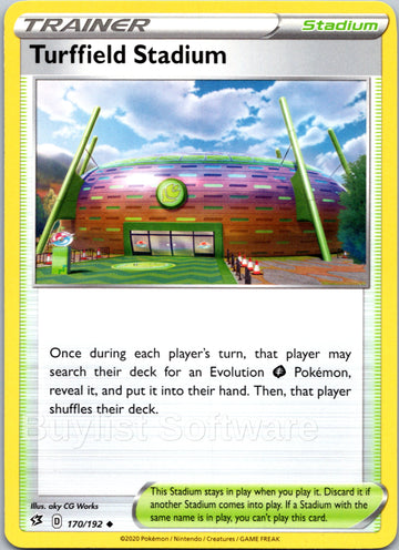Turffield Stadium [170/192] [Rebel Clash] Reverse Holofoil