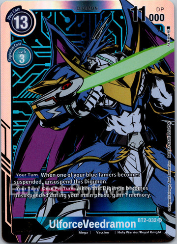 UlforceVeedramon (Alternate Art) [BT2-032 SR] [Release Special Booster 1.5] Foil