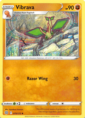 Vibrava [075/172] [Brilliant Stars] Reverse Holofoil