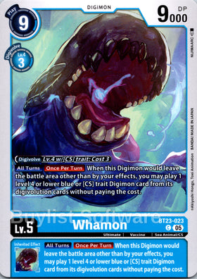 Whamon [BT23-023 C] [Hackers' Slumber]