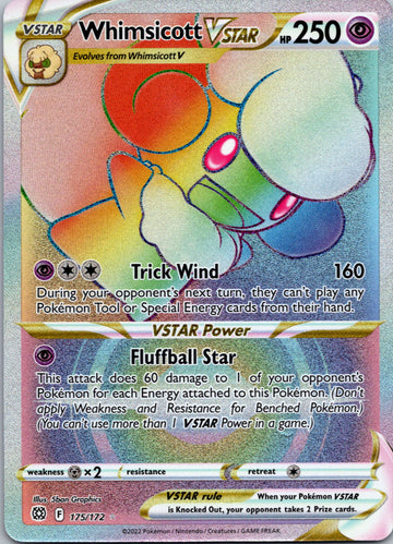 Whimsicott VSTAR (Secret) [175/172] [Brilliant Stars] Holofoil