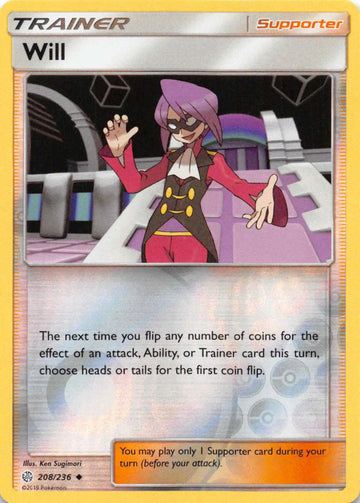 Will [208/236] [Cosmic Eclipse] Reverse Holofoil
