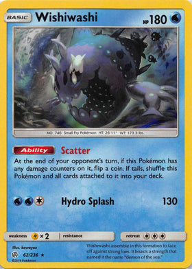 Wishiwashi [62/236] [Cosmic Eclipse] Holofoil